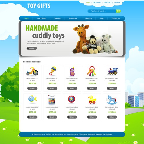 Guaranteeing 10 winners!  Wanted: 2-Page eCommerce skin