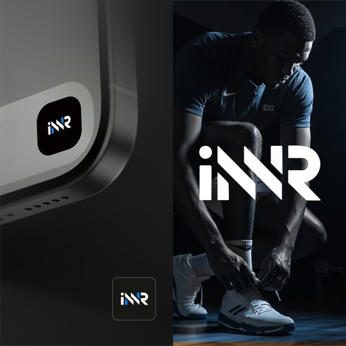 Modern Athletic Branding for INR App