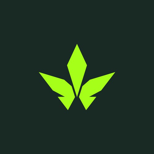 Logo for marijuana buds farm