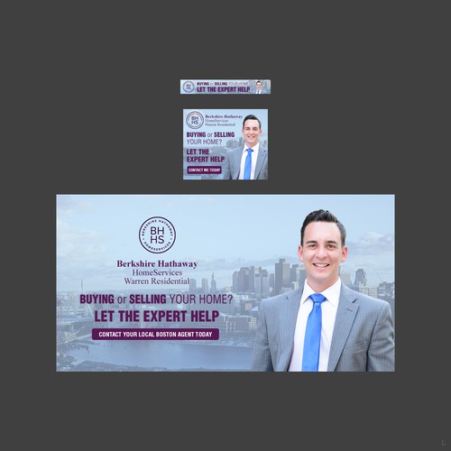 Banner Ad for Berkshire Hathaway HomeServices Warren Residential