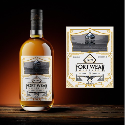 Whiskey label