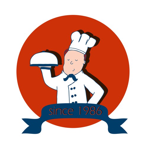 Create an illustration of Chef Larry for DEQOnline.com