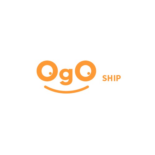 playful logo for ogo ship company