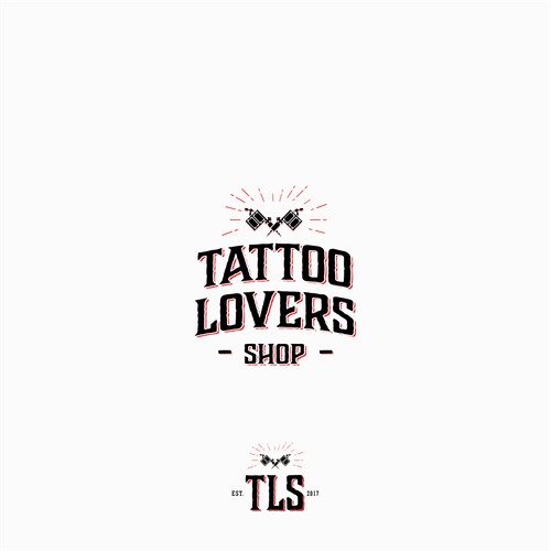 Get your work seen by millions! Online Tattoo Community - Tattoo Lovers Shop logo design