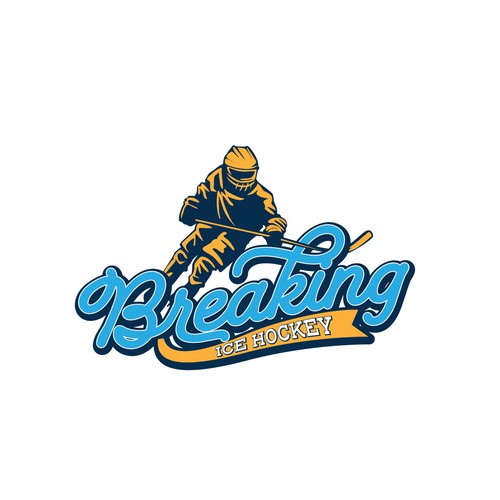 Breaking Ice Hockey logo