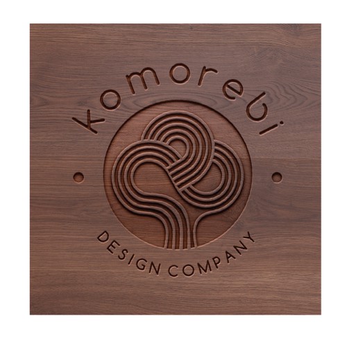 Clean and symbolic logo for hand made contemporary wood furniture 