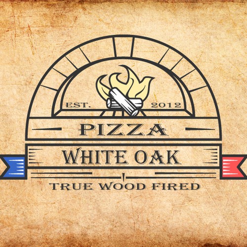 logo for White Oak Wood Fired Pizza