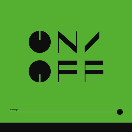 Onn-off logo design