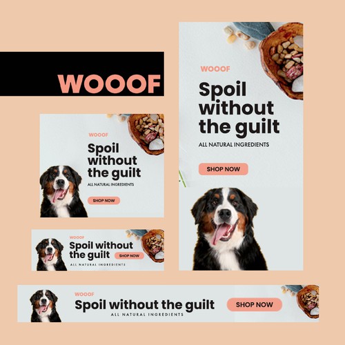 WOOOF Dog Multivitamin banner ads