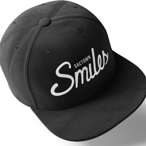 hat design - typography