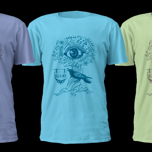 T-shirt design for singer-songwriter 