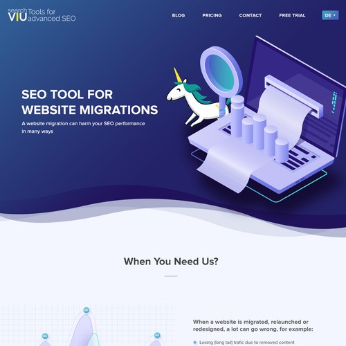 Landing page Design for SEO Company