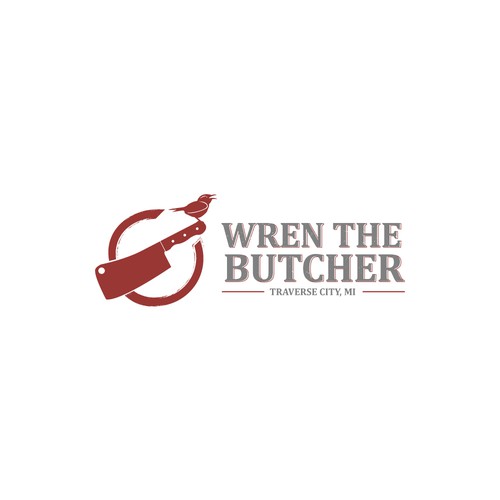 Logo for "Wren the Butcher"