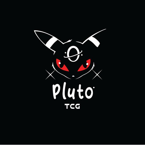 Simplified dark themed logo for card company