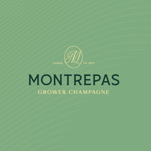 Logo concept for champagne