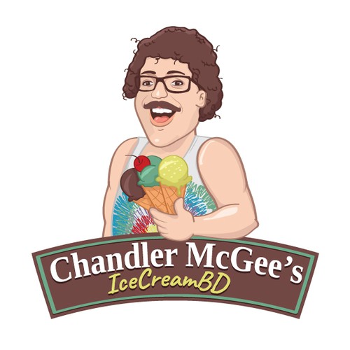 Ice Cream Company Logo Mascot