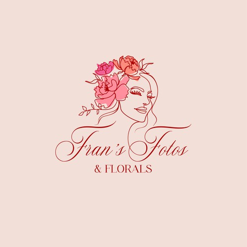 logo for family owned floral wall rental