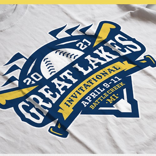 Logo for Great Lakes Baseball tournament