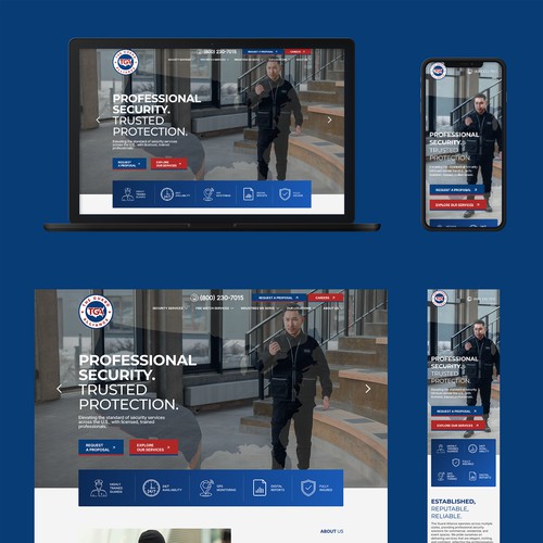 Security Guard Website Redesign