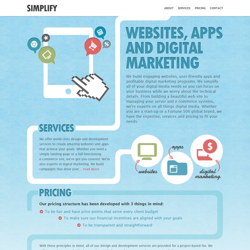 Simplify needs a new website design