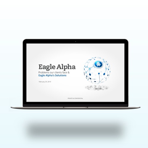 Modern-High Tech Presentation Template for AltData Company