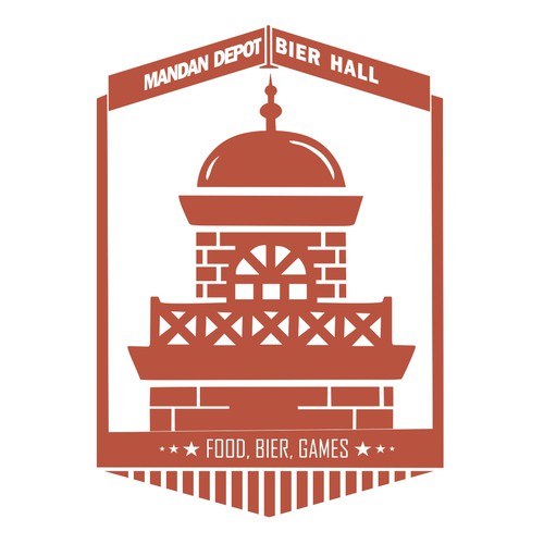 Logo concept for mandan depot
