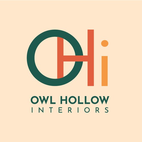 Minimal design for an interior design company