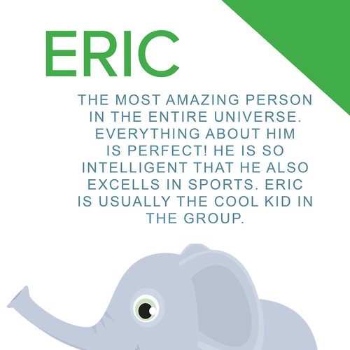 ERIC NAME PLAQUE