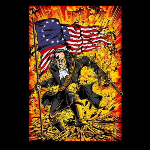 :D just make awesome benjamin franklin illustration