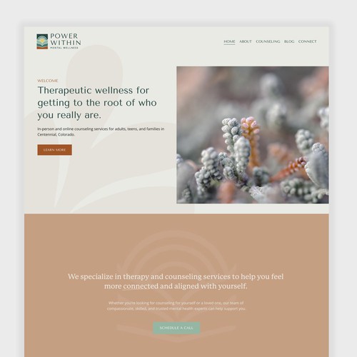 Health & Wellness Template Website Design