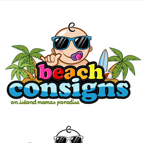 Build a catching logo for a Maui retail shop...