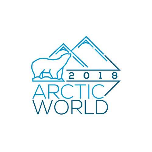 Logo concept for Arctic World 2018 Calendar