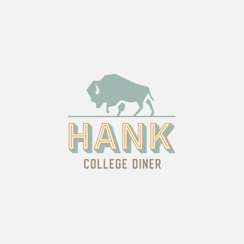 Hank College Diner Logo