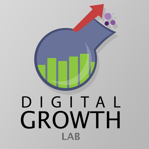 Beaker with growth bars