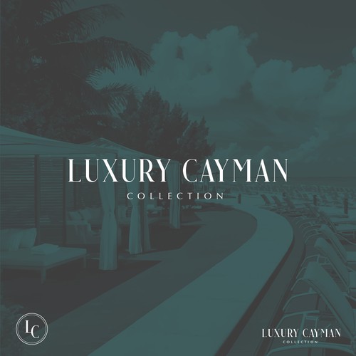 Typography concept for luxury cayman