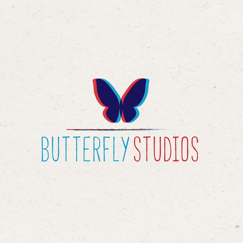 Create a butterfly logo for a movie studio!