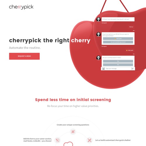 cherrypick landing page
