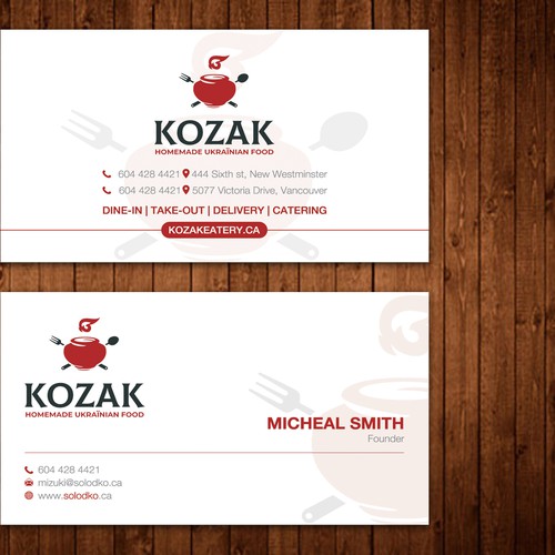 Kozak Business Cards