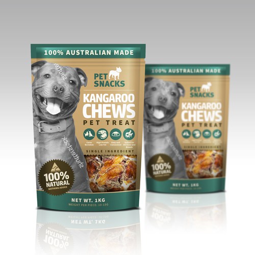 Pet Snack Packaging design