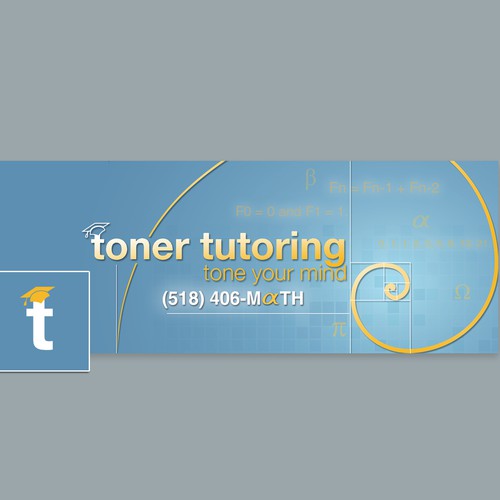 Facebook cover for a math tutor 