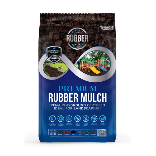 Bubber Mulch Bag Packaging Design