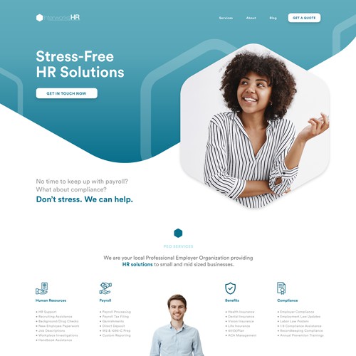 Web Design for HR Company