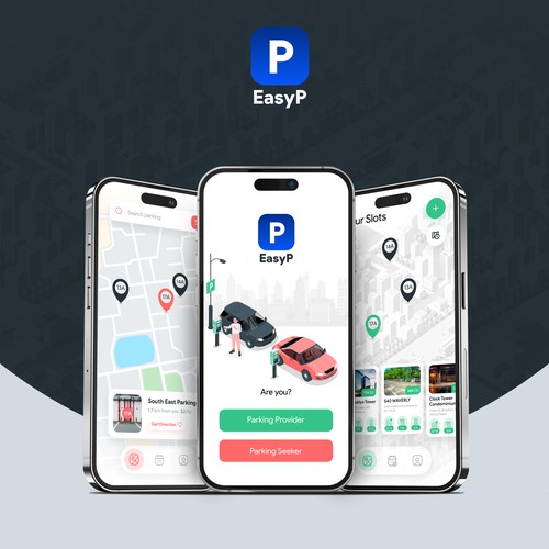 Design a mobile app for a peer-to-peer parking space platform