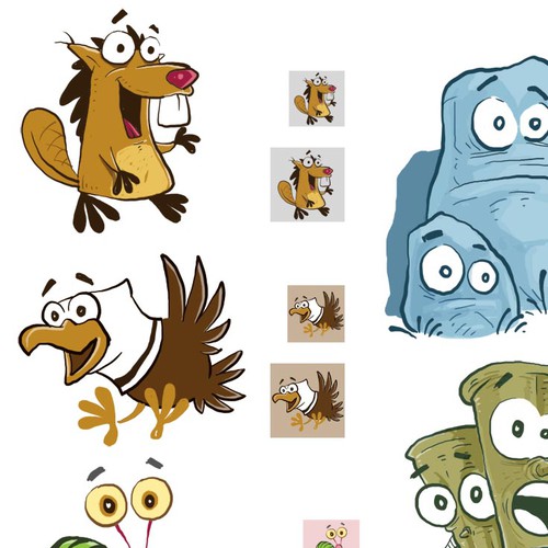 Create Phone App Character Designs
