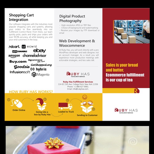 tri fold brochure