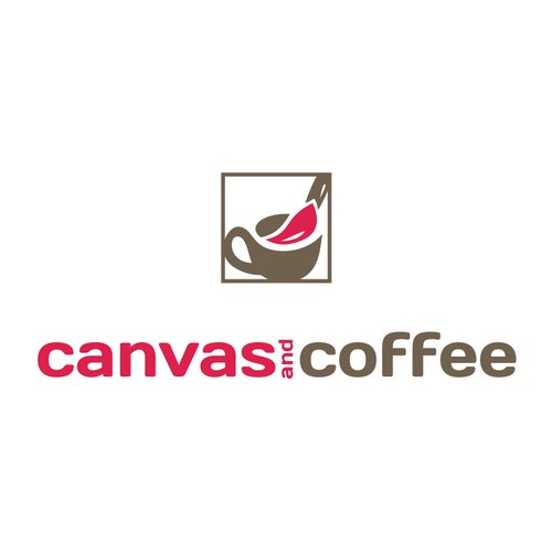 An opportunity to get really creative!  Design an iconic logo for a new social painting cafe.