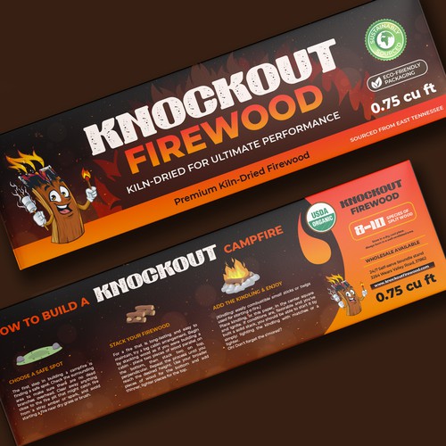 Firewood label design