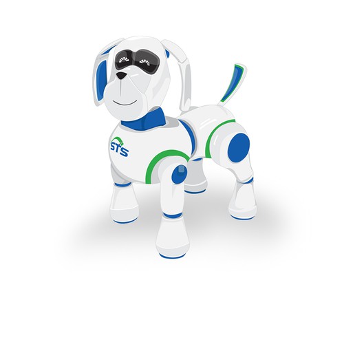 robot dog mascot