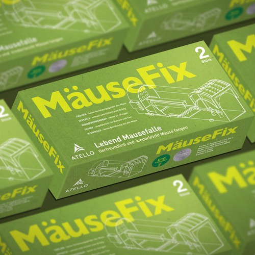 Atello MauseFix box design