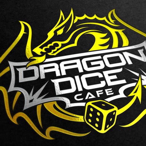 Logo for a board game cafe.